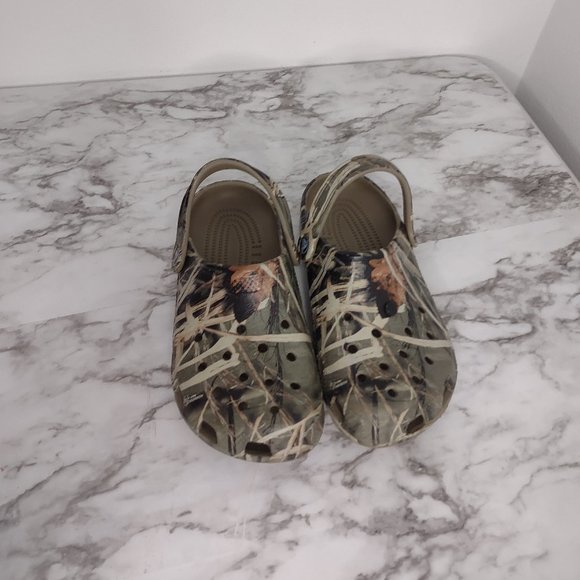 CROCS Shoes - Crocs Advantage Max 4D Camouflage Camo Men's Size 3 Women's Size 5 Shoes